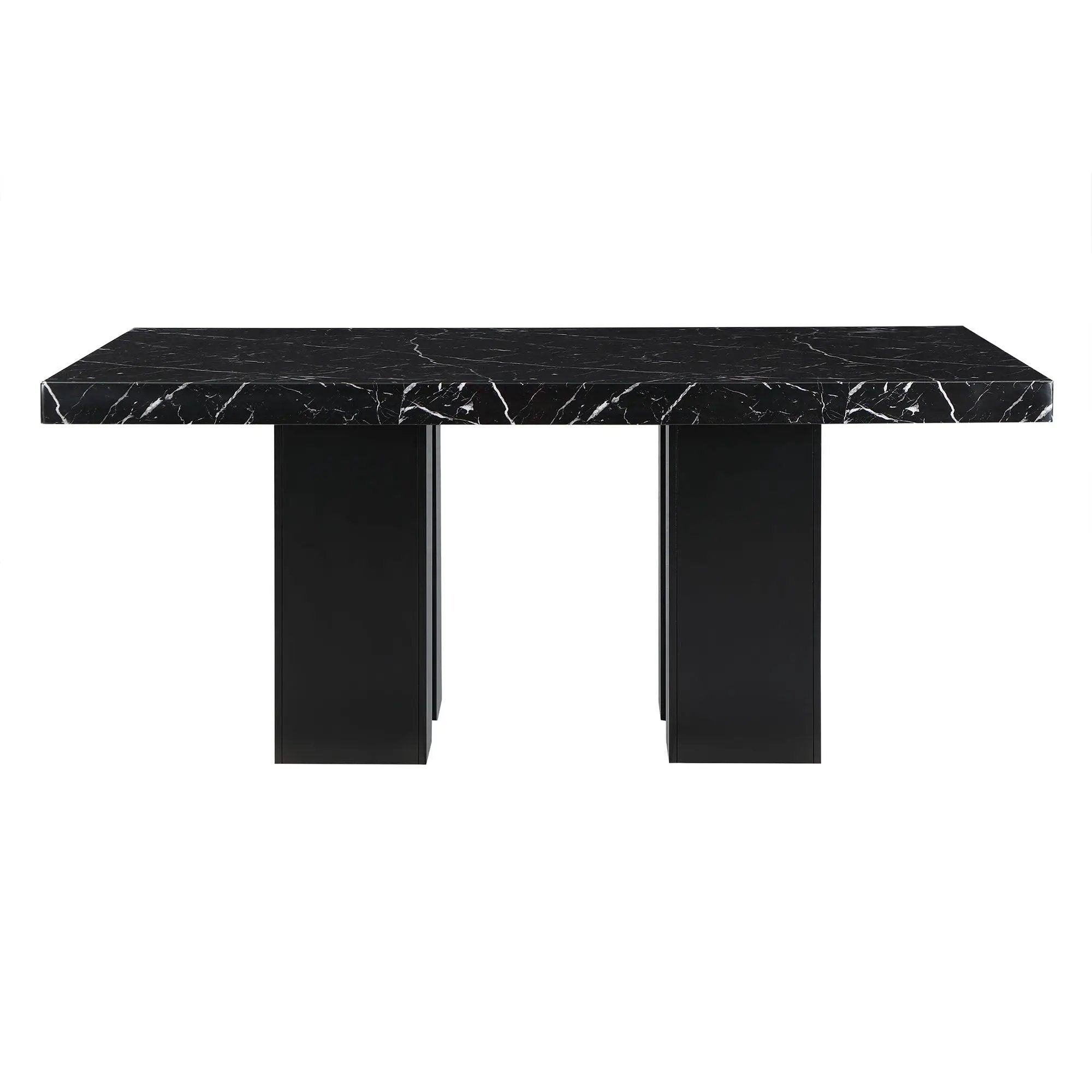 Jhoanna - 5 Pieces Dining Table Set - Black by HouseOfZazla