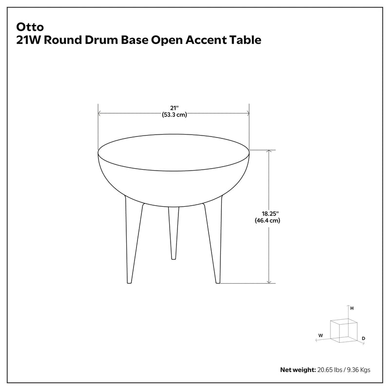 Cast Aluminum Side Table with Textured Finish - Black, photo 11 of 11