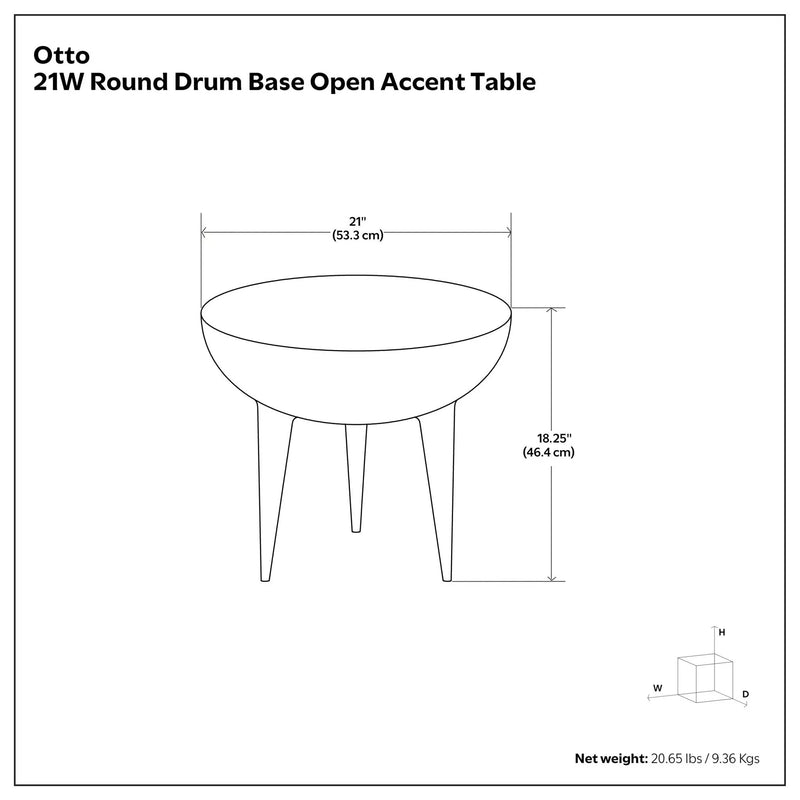 Otto - Cast Aluminum Side Table - Black by HouseOfZazla