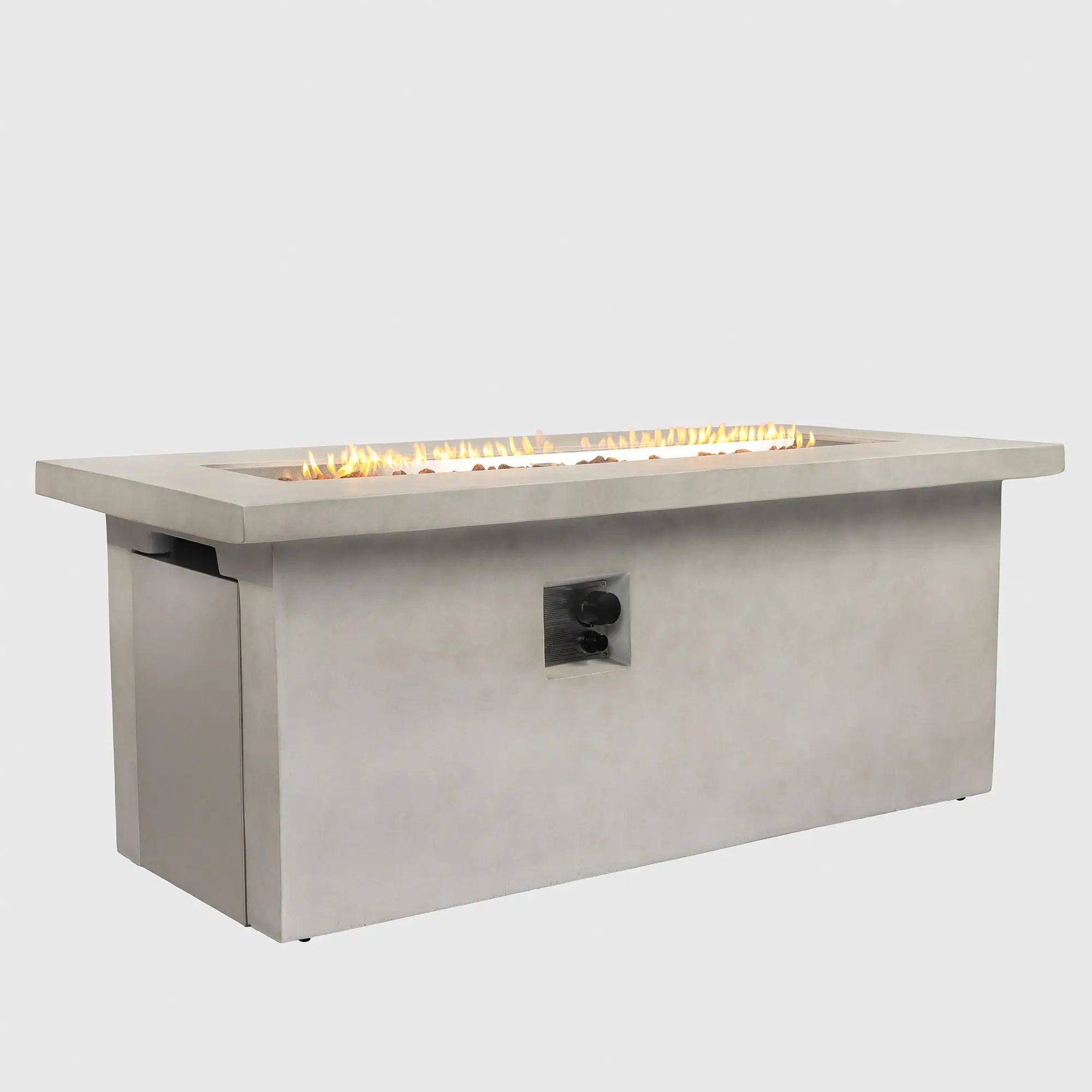 60" Propane Gas Fire Pit Table by HouseOfZazla