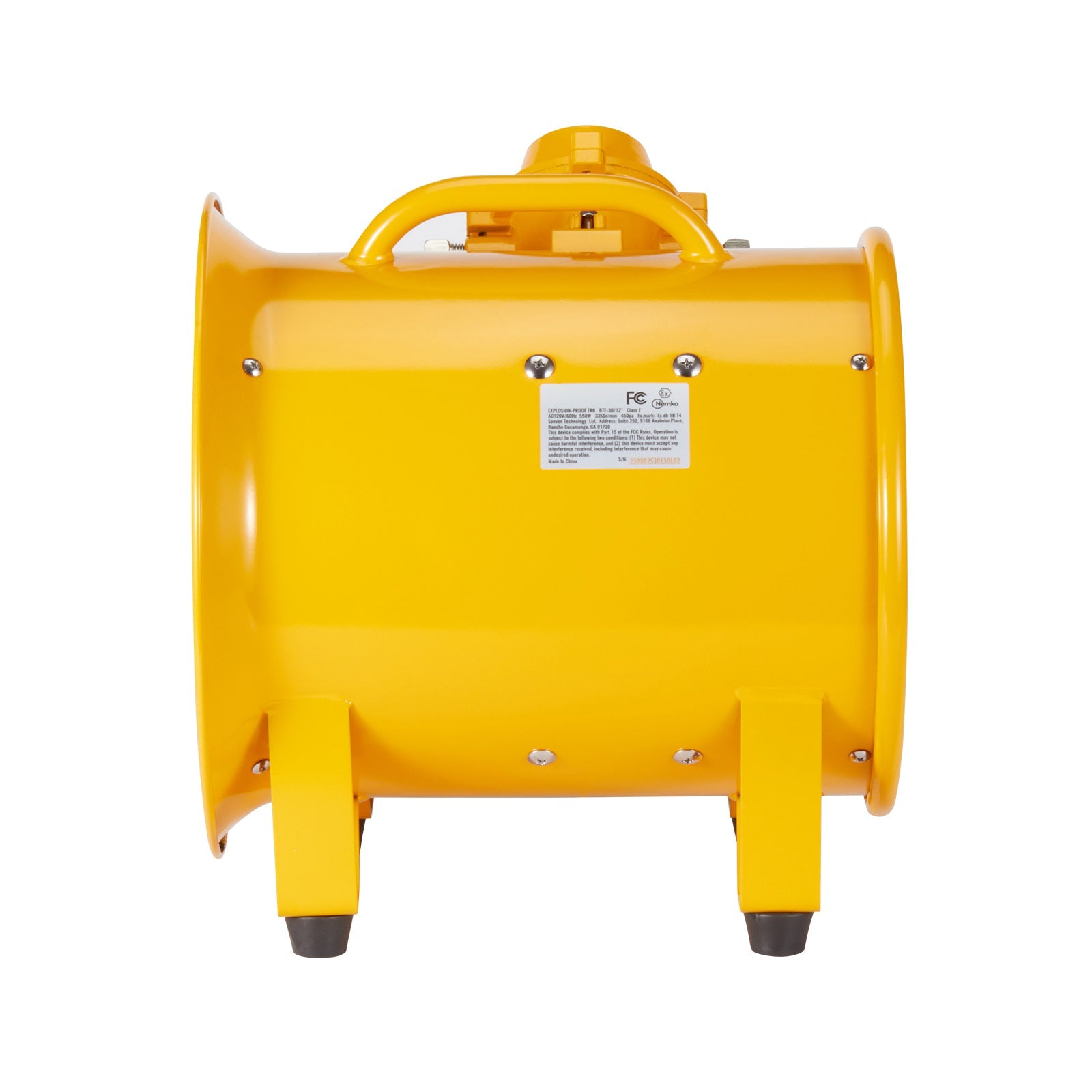 Portable Ventilator, 10" Heavy Duty Cylinder Fan, 350W by HouseOfZazla