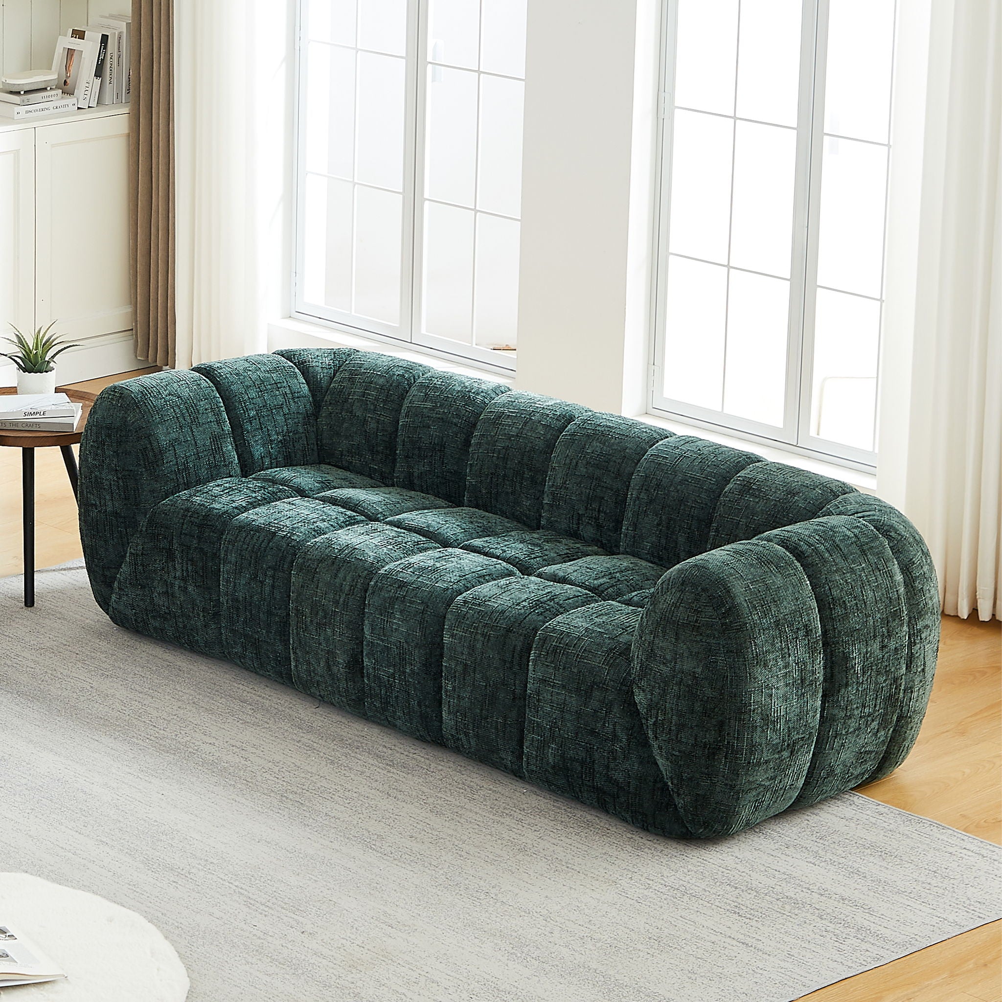 Modern Sofa With Piano Key Backrest by HouseOfZazla