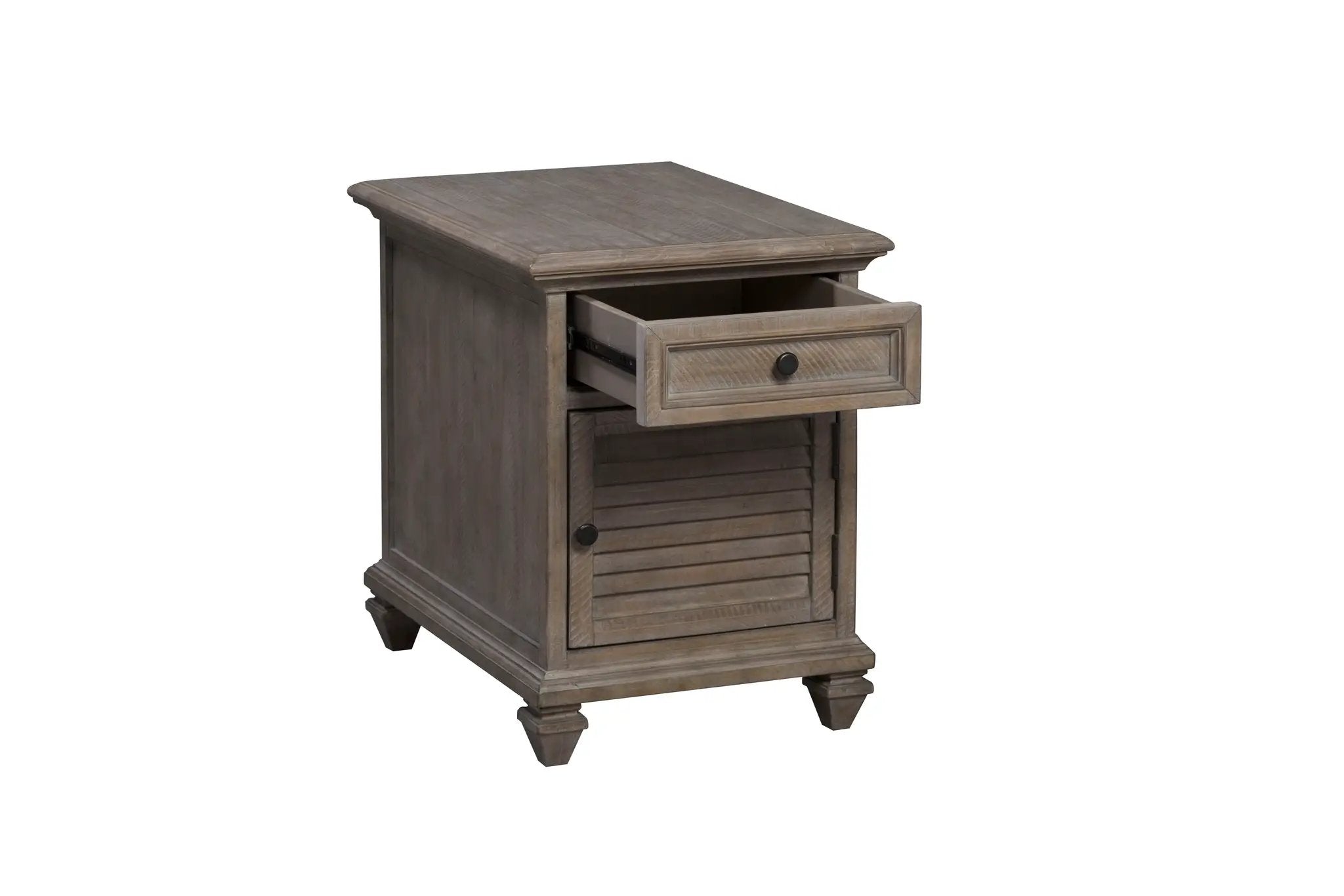 Lancaster - Chairside End Table - Dove Tail Gray by Unique Piece Furniture