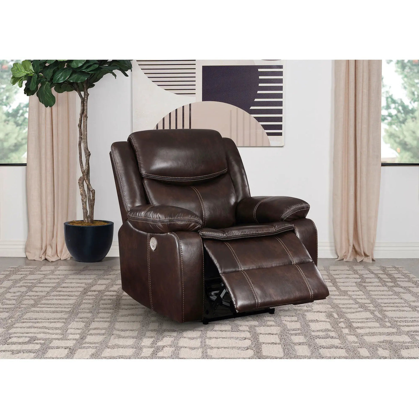 Salerno - Power Recliner Chair With USB Charging by HouseOfZazla