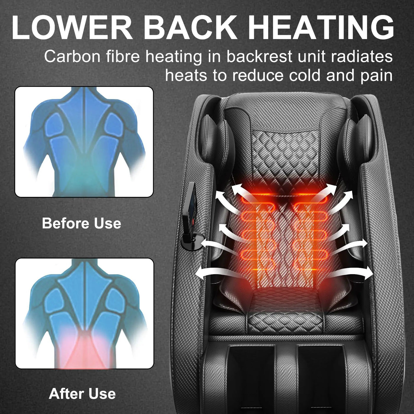 Massage Chair Recliner With Zero Gravity and Full Body Air Pressure by HouseOfZazla