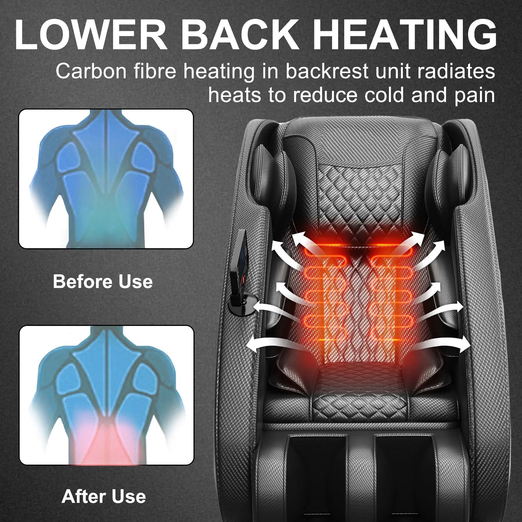 Massage Chair Recliner With Zero Gravity and Full Body Air Pressure by HouseOfZazla