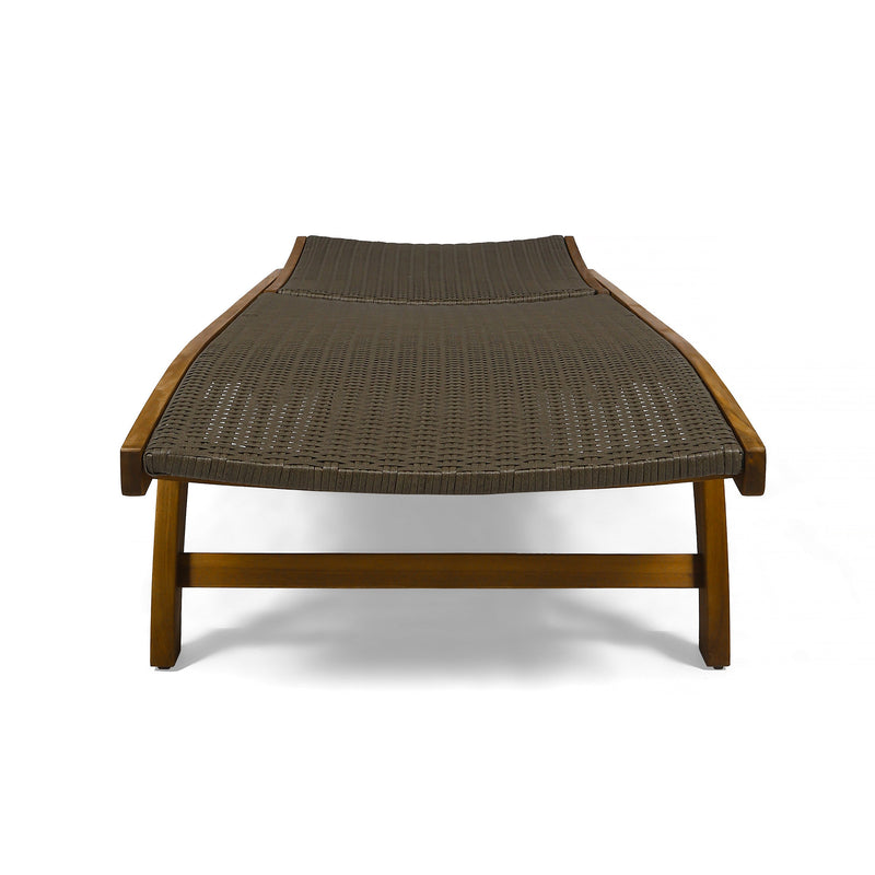 Banzai Chaise Lounge with Pull-Out Tray [Set of 2 Pcs] by HouseOfZazla