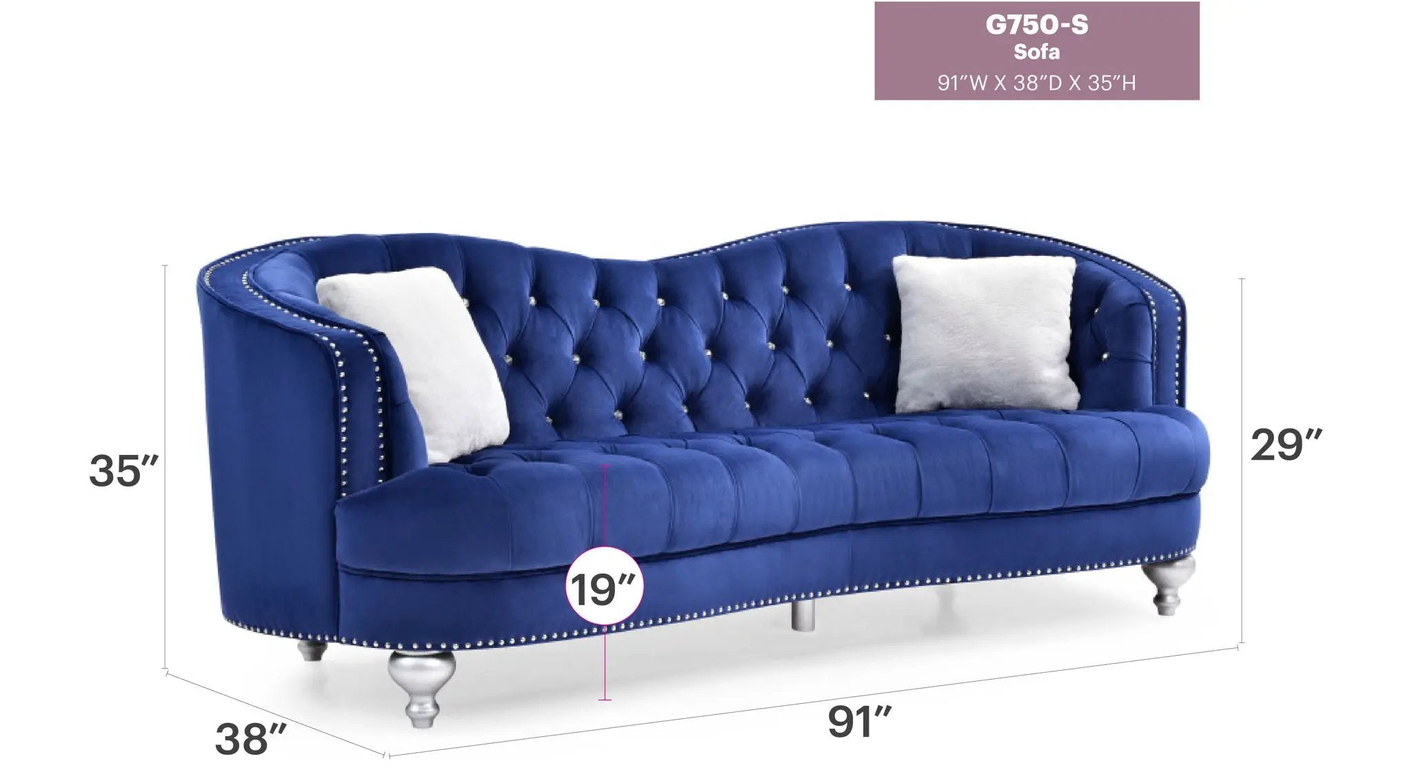 Jewel - Sofa by Unique Piece Furniture