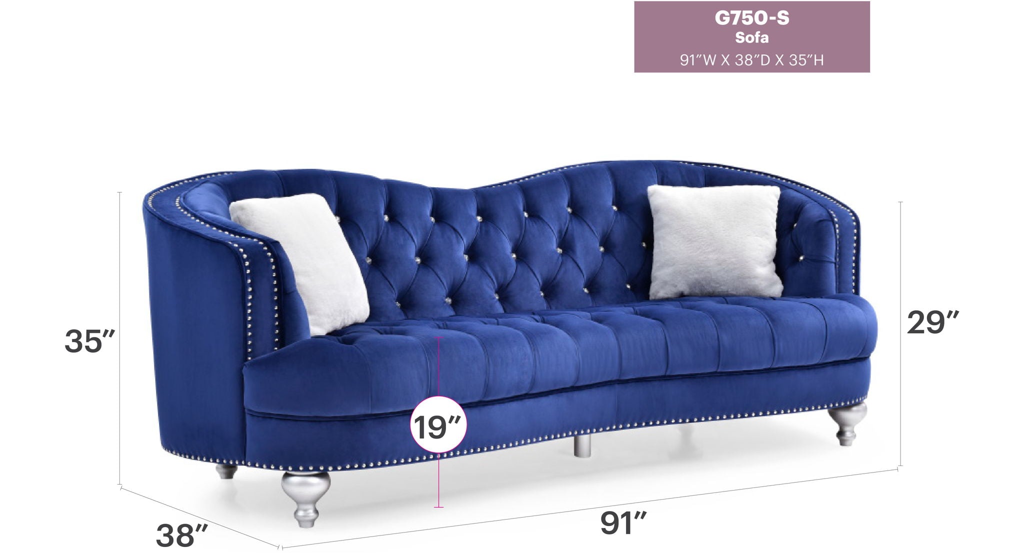 Jewel - Sofa by HouseOfZazla