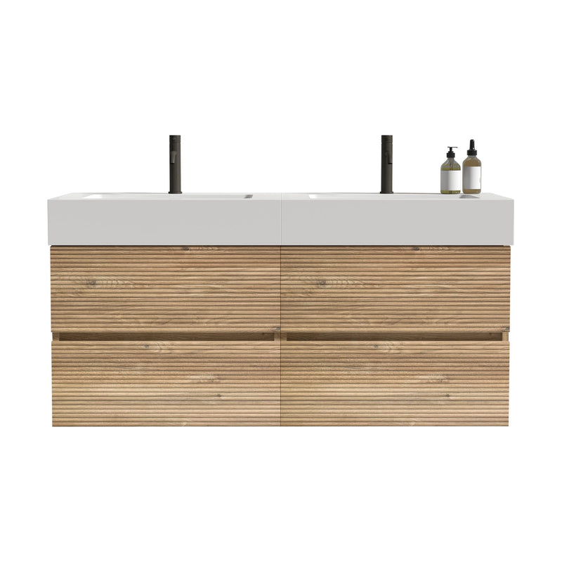 Grace 48" Bathroom Vanity with Double Drawers by HouseOfZazla