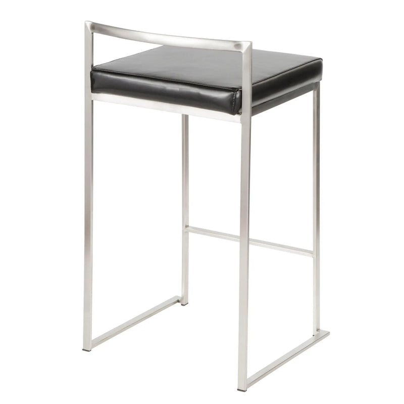 Fuji - Contemporary, Stackable Elegant Counter Stool (Set of 2) by Unique Piece Furniture