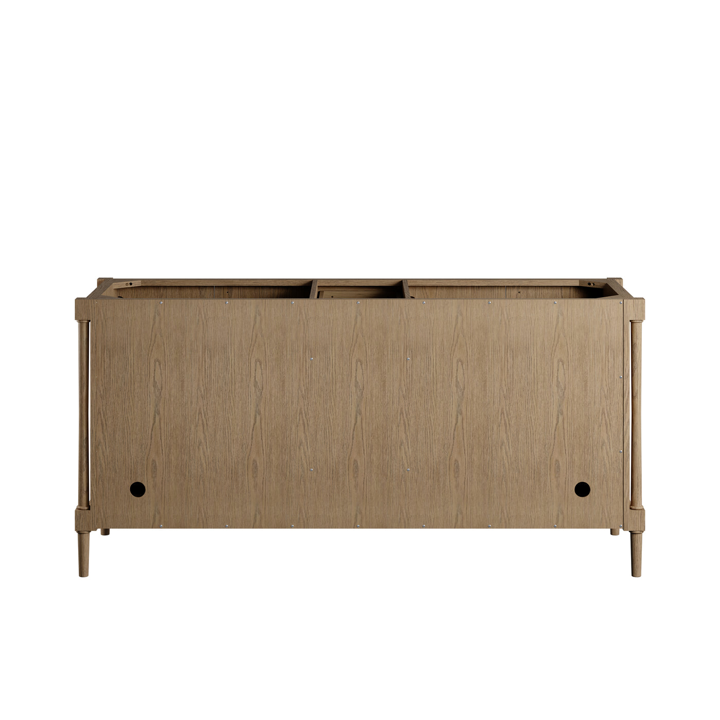James Martin Kinnsden 72" Double Bathroom Vanity, Weathered Oak by James Martin