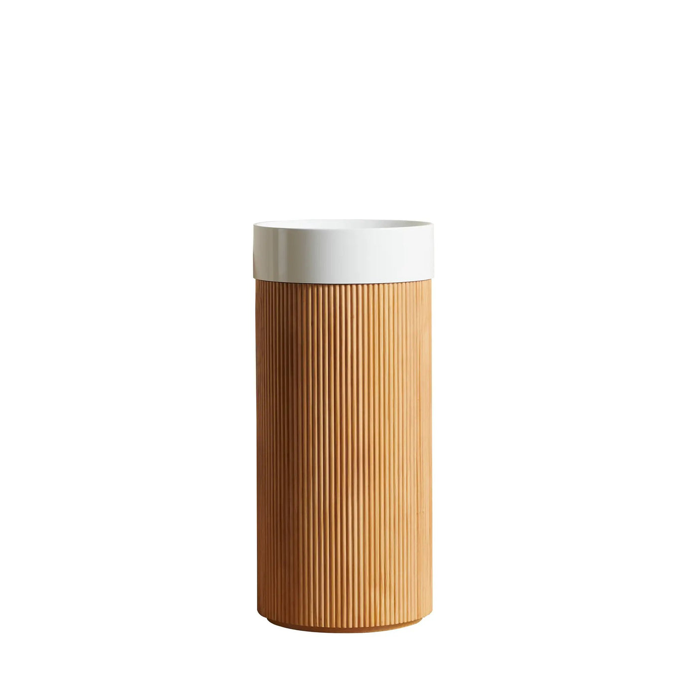 JINBO 16" Freestanding Cylindrical Bathroom Vanity Cabinet by HouseOfZazla