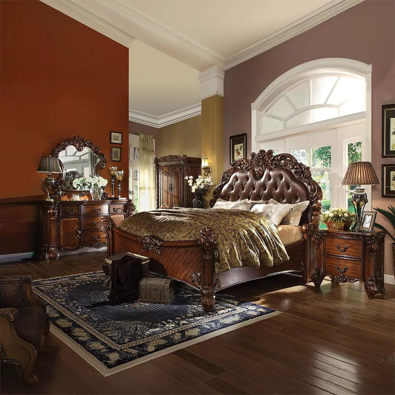Vendome - Wardrobe/TV Armoire - Cherry by Unique Piece Furniture
