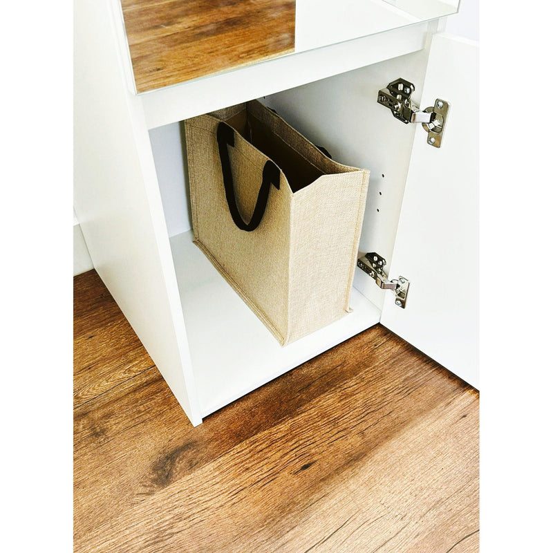 Elise - Slim Modular Closet Cabinet With Drawers - White by HouseOfZazla