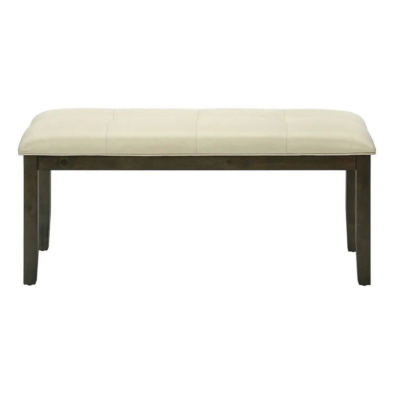 Bench, Rectangular, Hallway, Upholstered, Transitional - Cream by Unique Piece Furniture