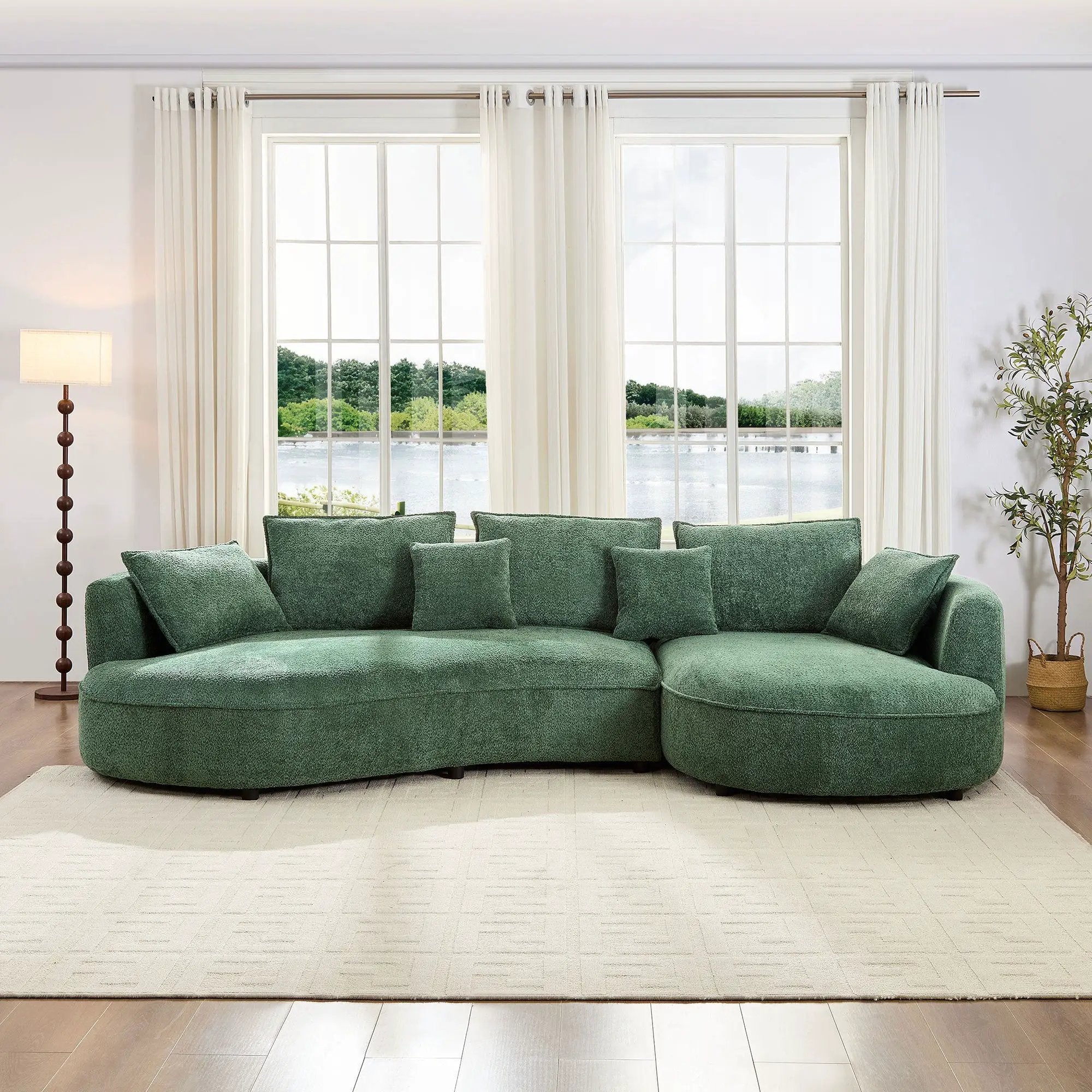 Oversized Sectional Sofa with Chaise by HouseOfZazla
