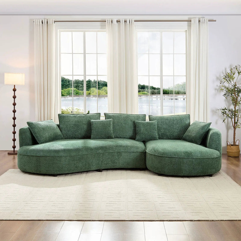 Oversized Sectional Sofa with Chaise by HouseOfZazla