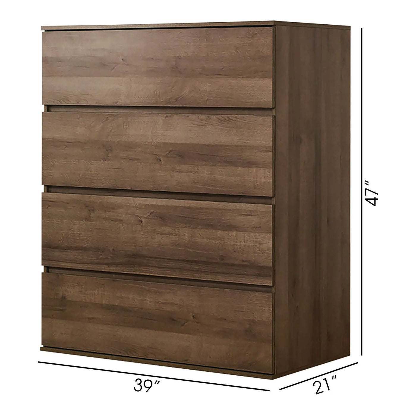Liv - 4 Drawer Contemporary Wood Chest by HouseOfZazla