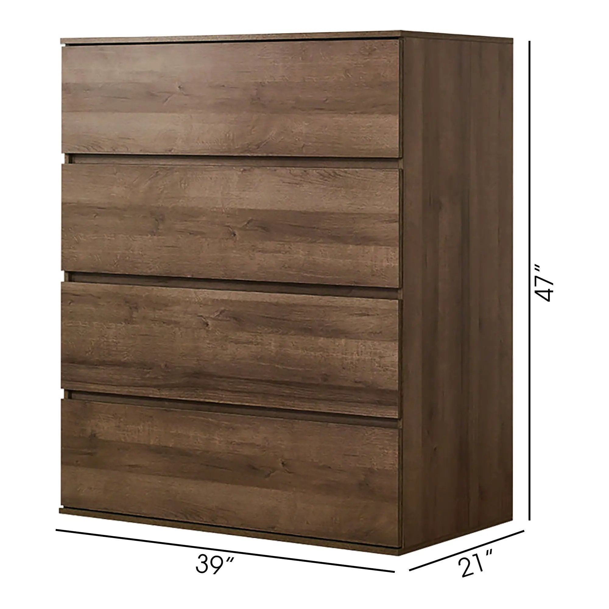 Liv - 4 Drawer Contemporary Wood Chest by HouseOfZazla