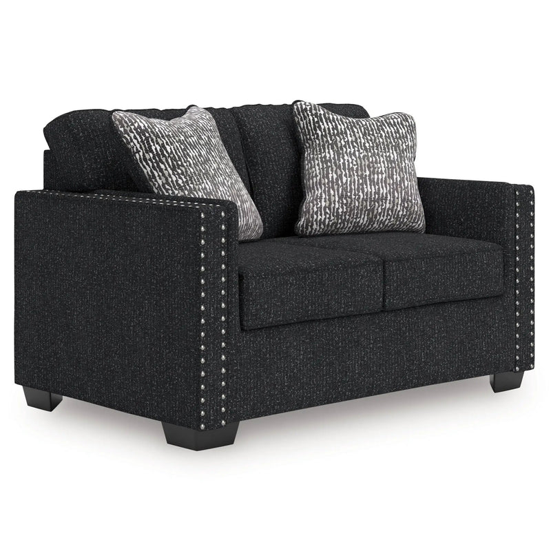 Jasmine Peaks - Loveseat - Coal by Unique Piece Furniture