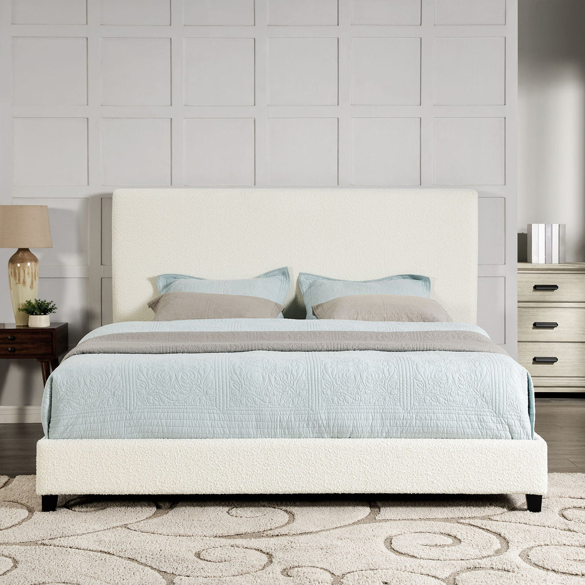 Platform Bed & Upholstered Headboard, photo 35 of 39