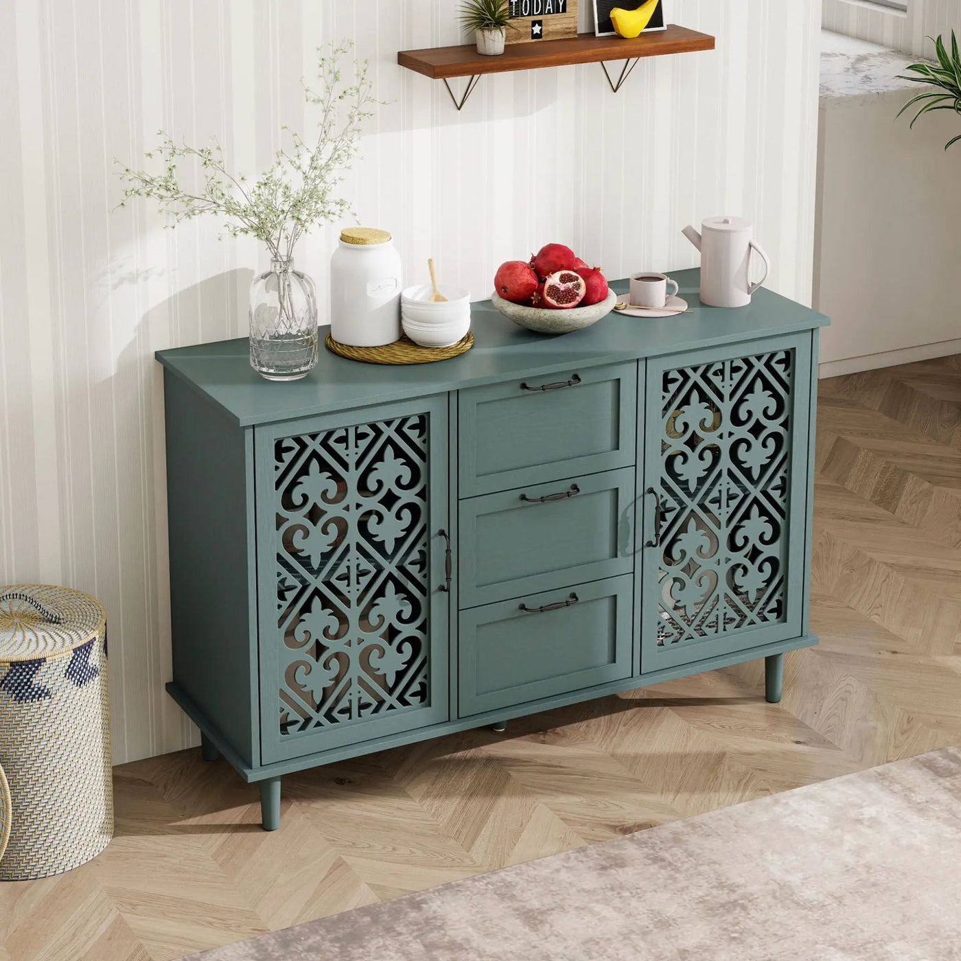 2 Door 3 Drawer Cabinet by HouseOfZazla