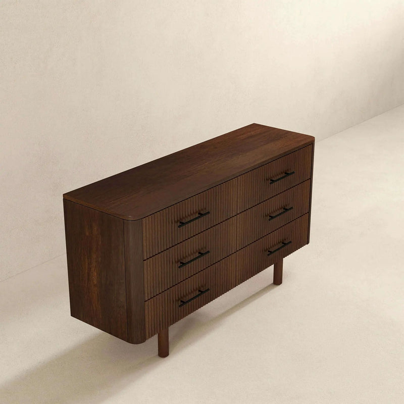 Logan - Dresser With 6 Drawers - Brown by HouseOfZazla