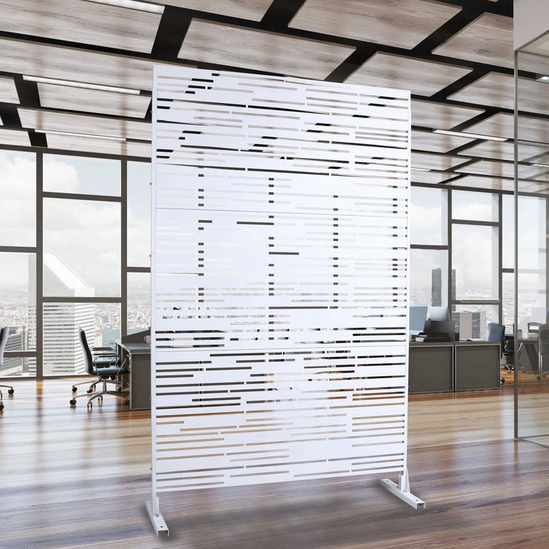 Outdoor & Indoor Freestanding Metal Privacy Screen by Unique Piece Furniture