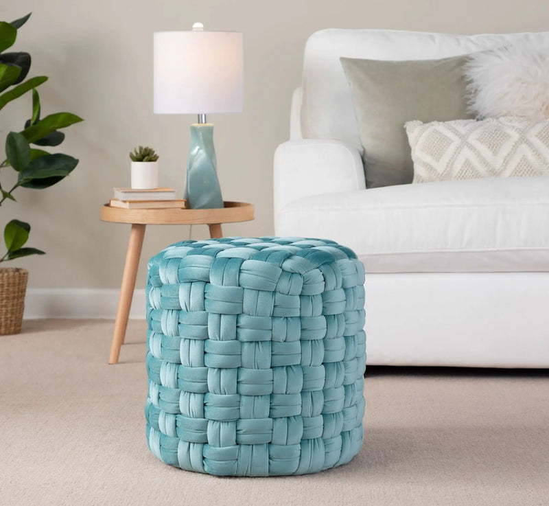 Braided - Versatile Round Ottoman by Unique Piece Furniture