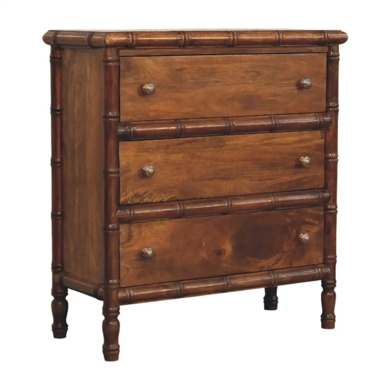 Solid Wood Bamboo 3 Drawer Chest by HouseOfZazla