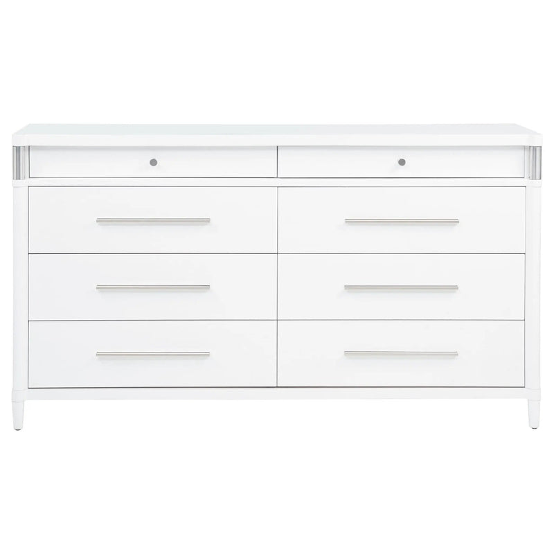 Gracemont 8-drawer Bedroom Dresser Cabinet White by Unique Piece Furniture