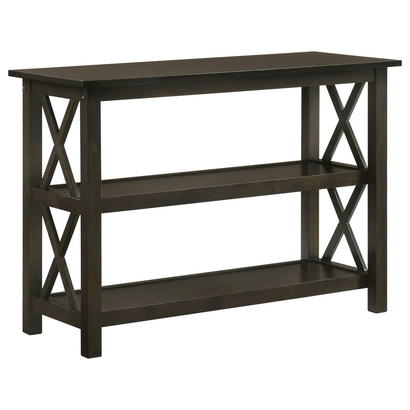 Rachelle 2-shelf Wood Entryway Console Table Deep Merlot by Unique Piece Furniture