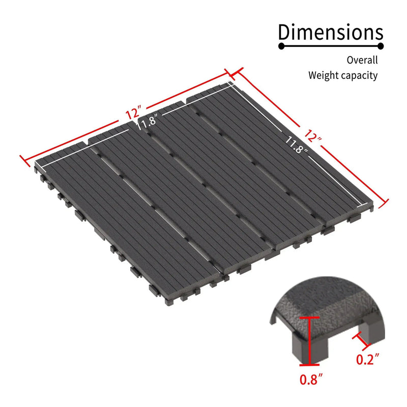 Interlocking Deck Tiles 44 Pack by HouseOfZazla
