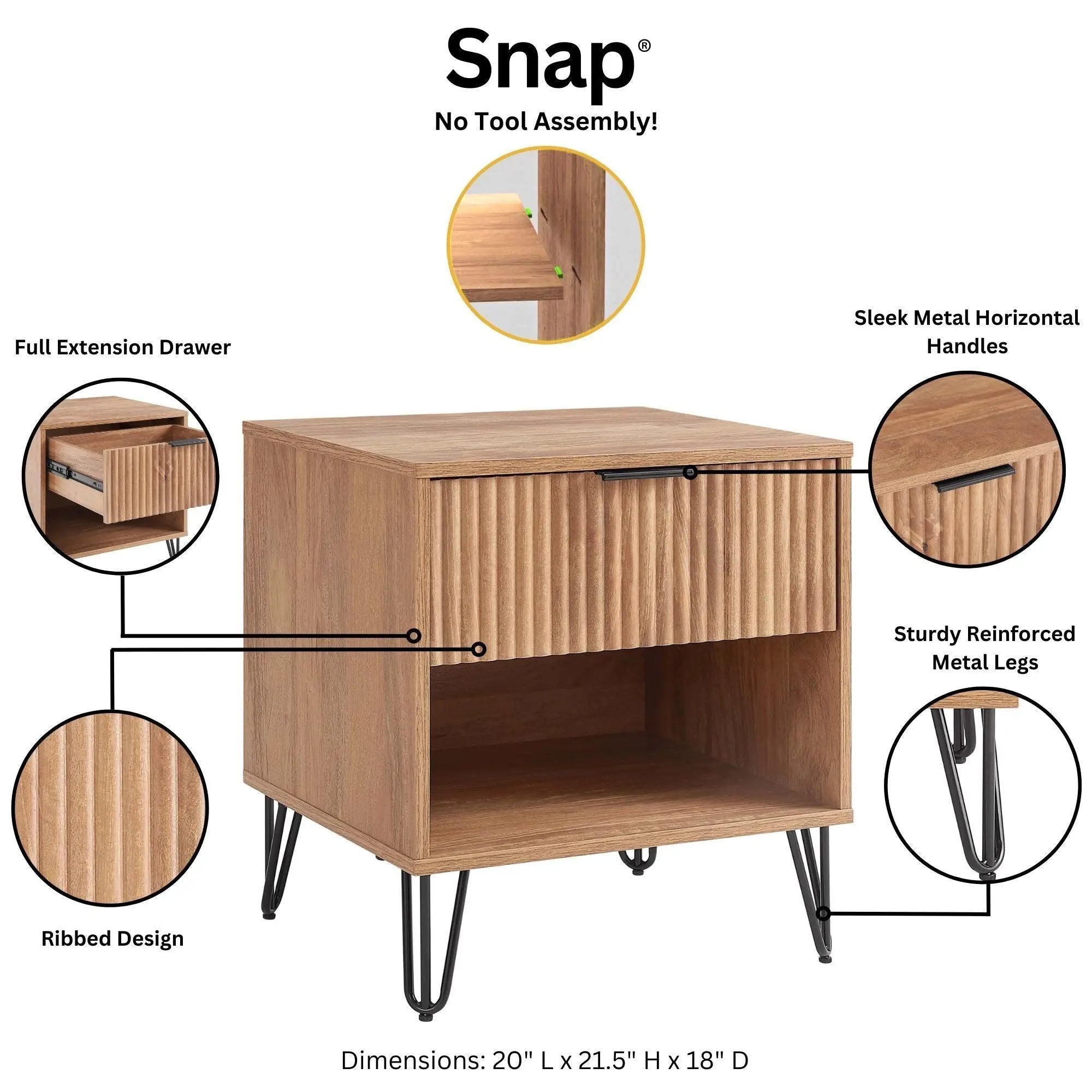 Dumbo - Modern Nightstand by HouseOfZazla