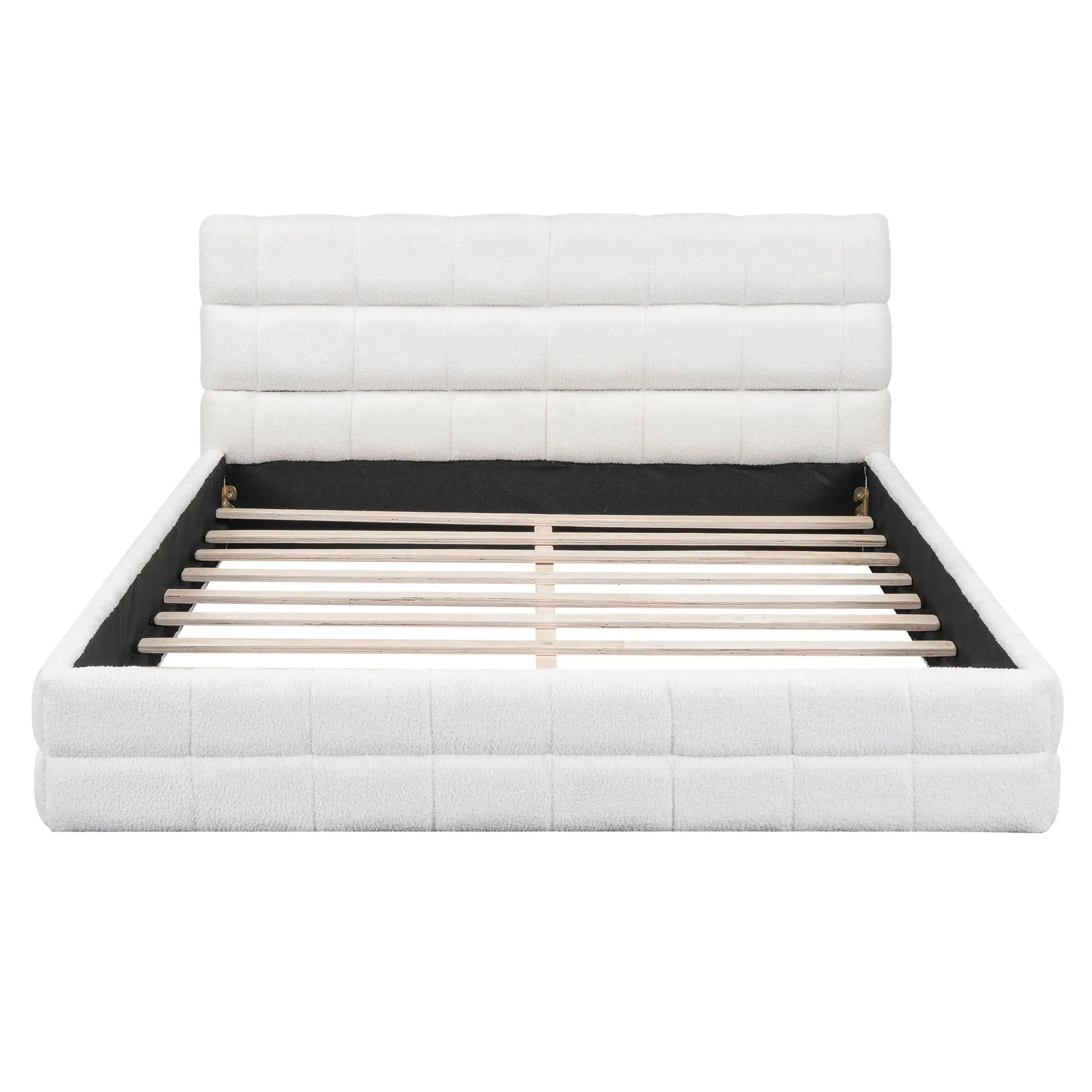 Upholstered Platform Bed With Headboard by Unique Piece Furniture