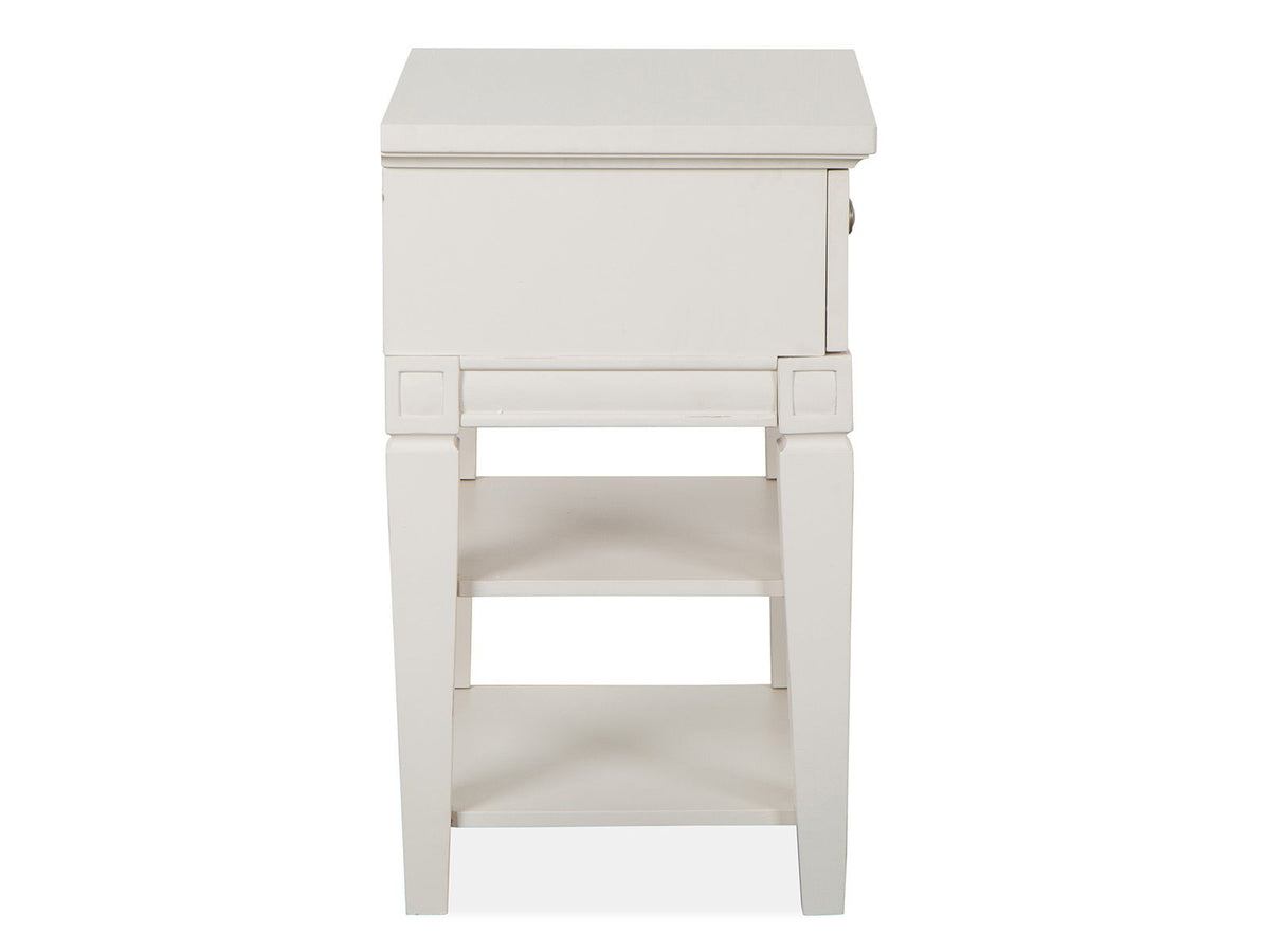 Willowbrook - Open Nightstand - Egg Shell White With Slight Rub Through, photo 7 of 7