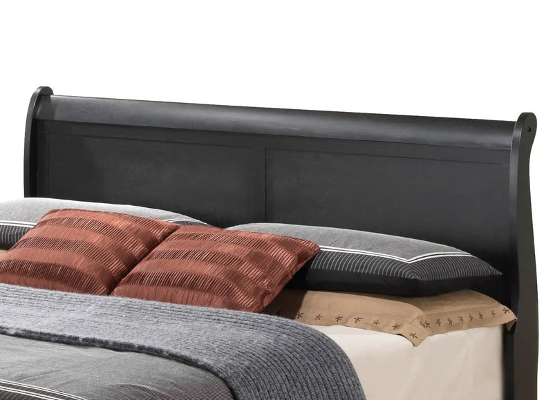 Upholstered Panel Sleigh Bed Design by Unique Piece Furniture