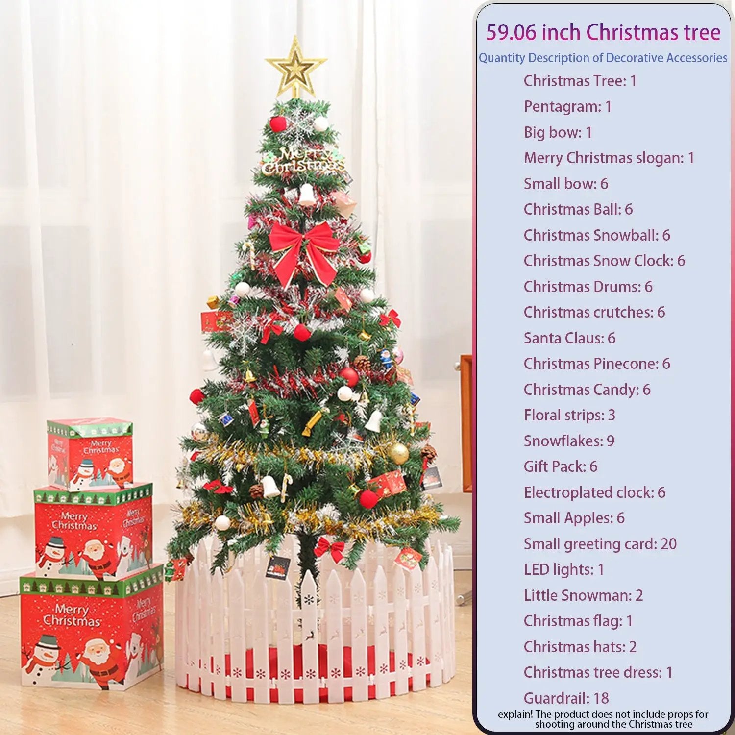 5ft Artificial Christmas Tree with LED Energy-Saving Lights by HouseOfZazla