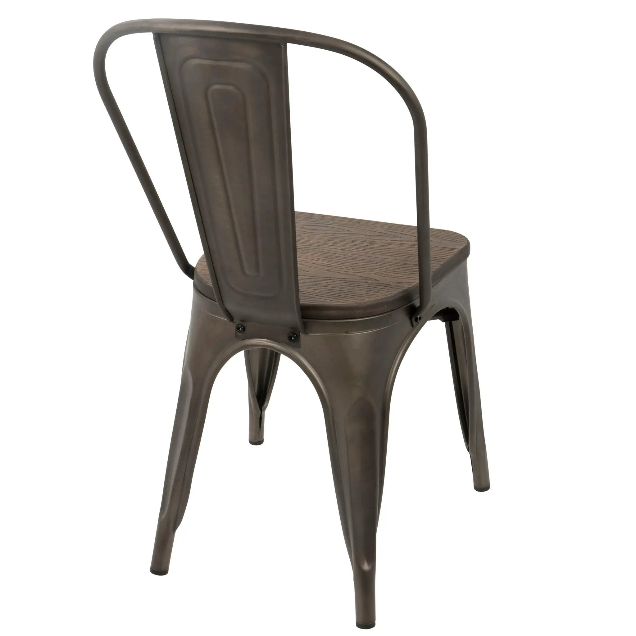 Oregon - IndustrialFarmhouse Stackable Dining Chair (Set of 2) by Unique Piece Furniture