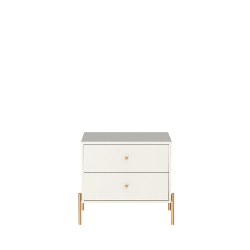 Jasper - Nightstand With 2 Drawers - Off White by HouseOfZazla