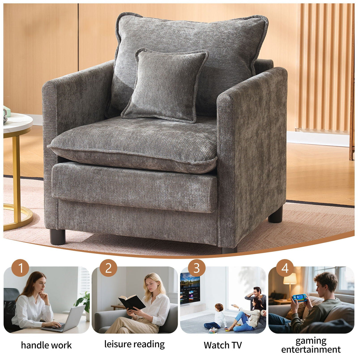 Modern Reading Armchair, photo 18 of 19