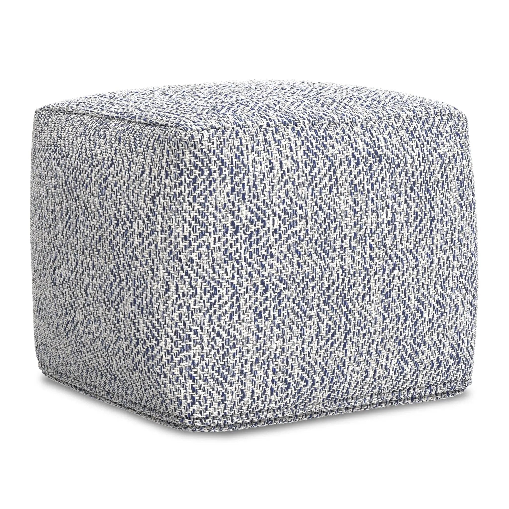 Nate - Square Pouf by HouseOfZazla
