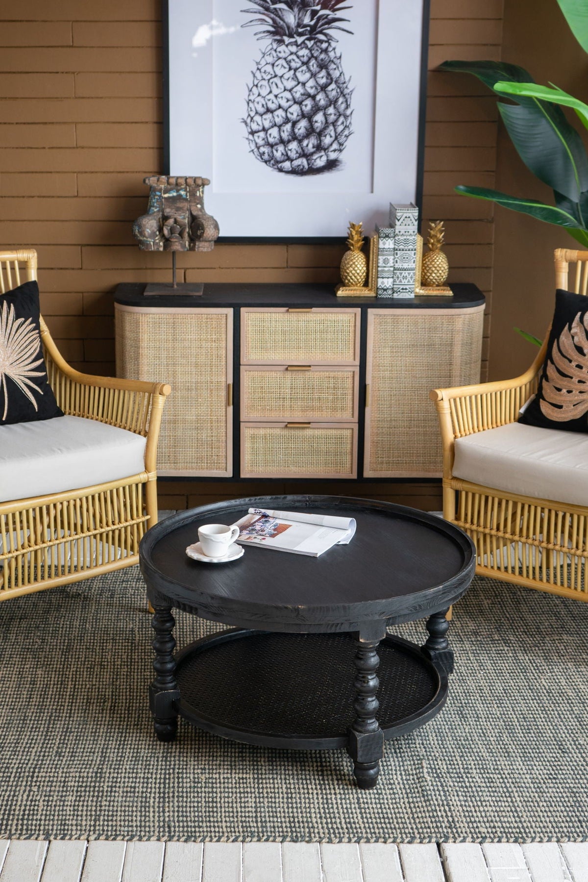 Round 2 Tiered Side Tabel, End Tabel For Lving Room Bedroom Entryway, photo 13 of 14