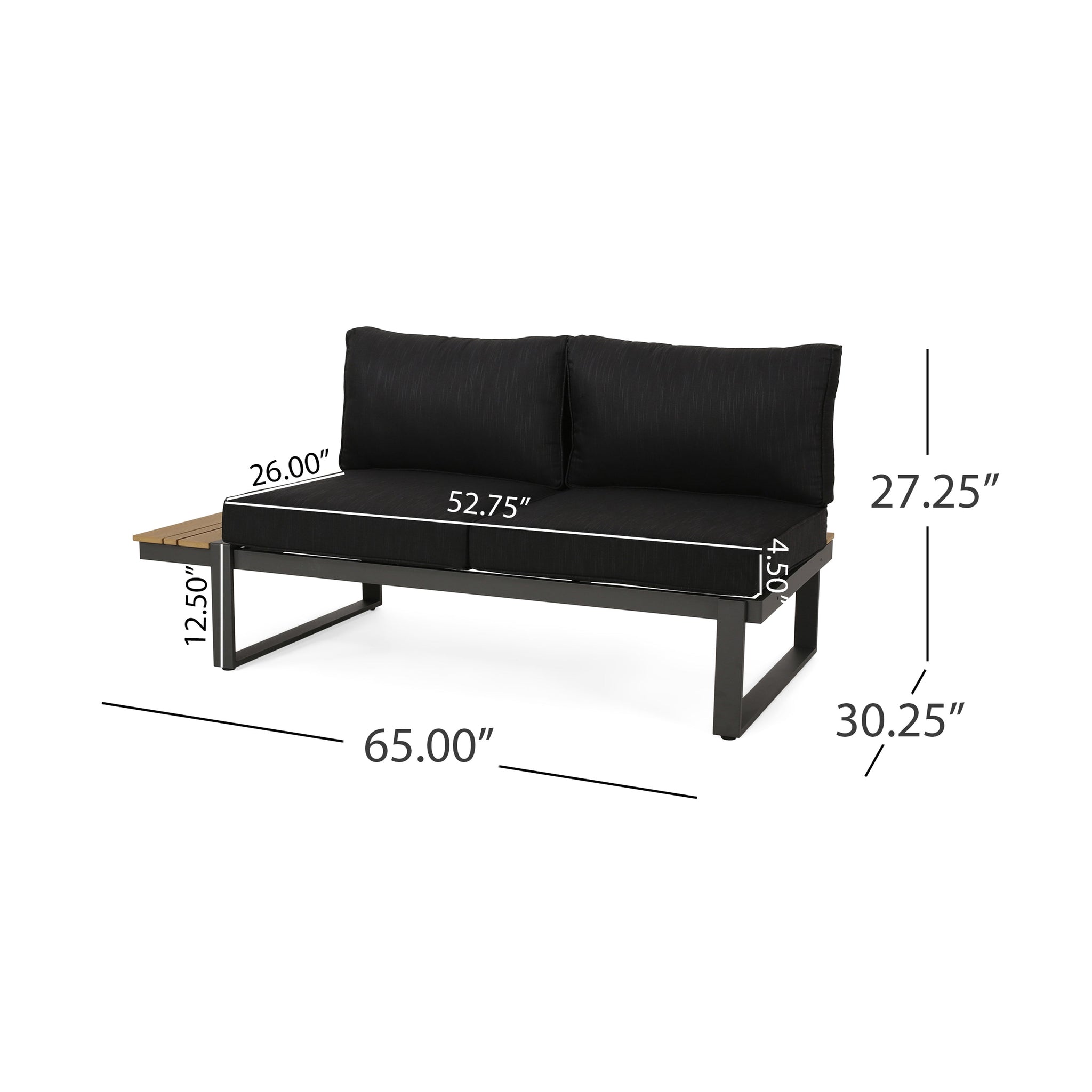 Sterling Left Arm Sofa Seater by HouseOfZazla