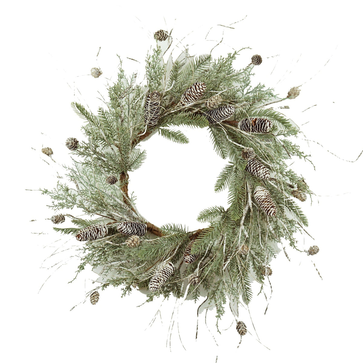 D24" Pine/Pinecone Wreath, photo 2 of 8