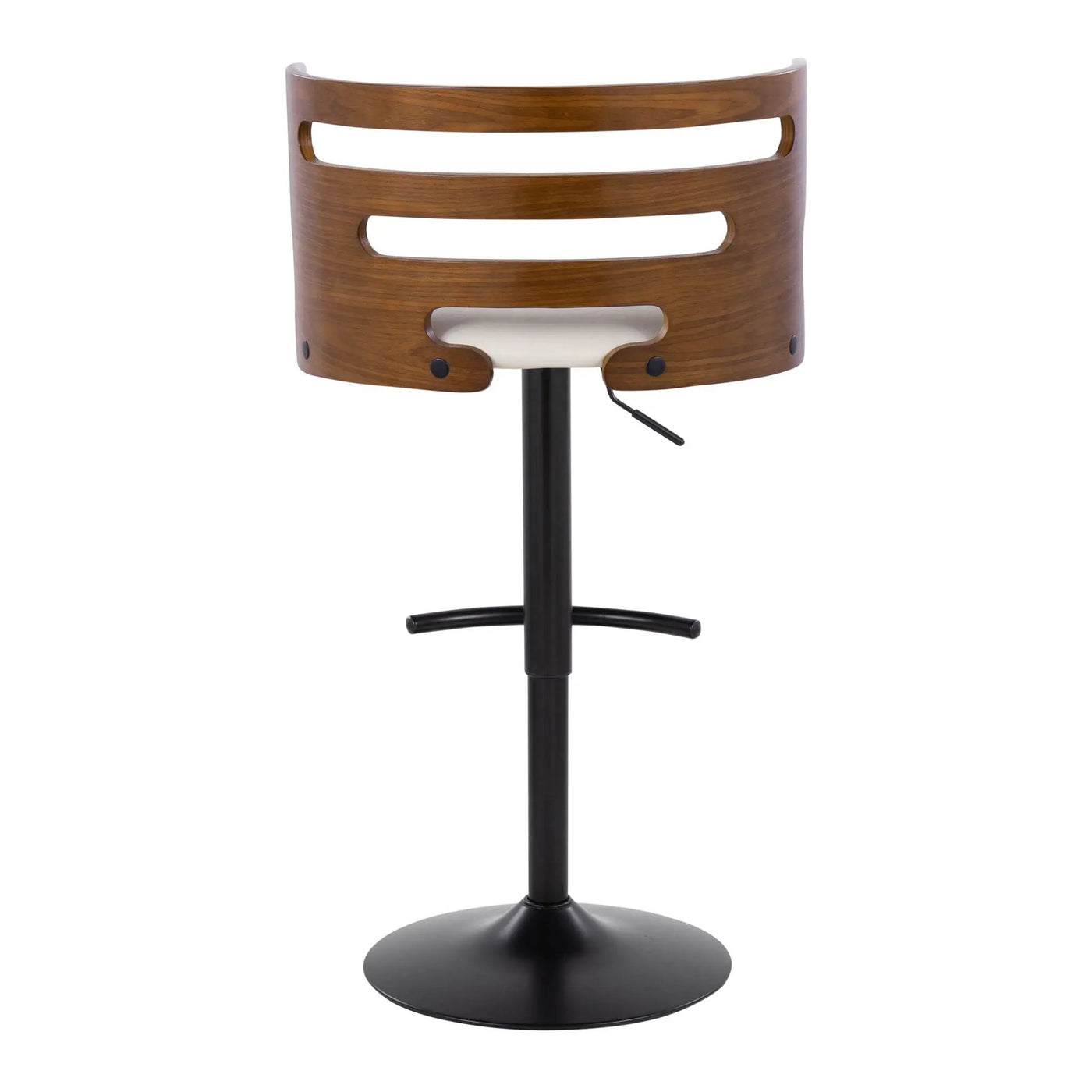 Cosi - Mid Century Modern Adjustable Barstool With Swivel With Rounded T Footrest (Set of 2) by Unique Piece Furniture