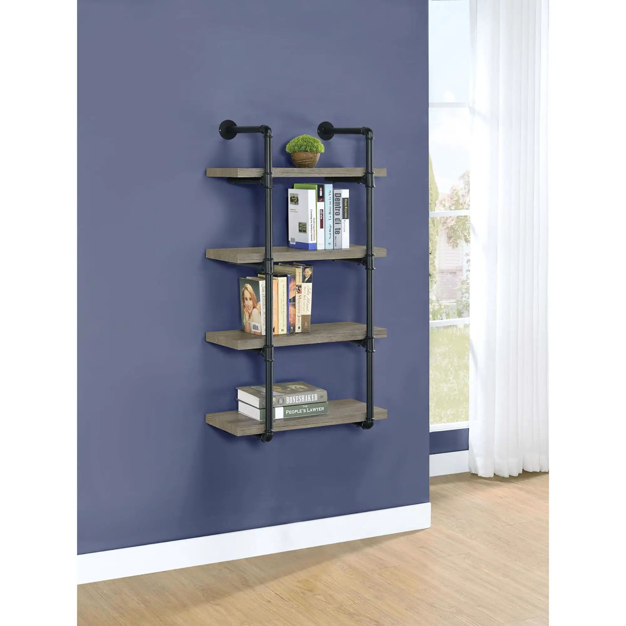 Industrial Design Wall Shelf by HouseOfZazla