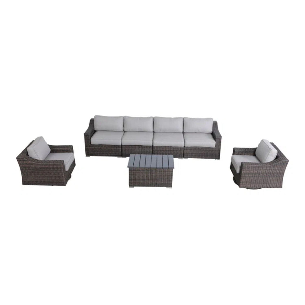 Stylish Sofa Seating Group With Cushions - Multiple Set Options, Dark Gray, Gray, or Dark Brown, photo 16 of 40