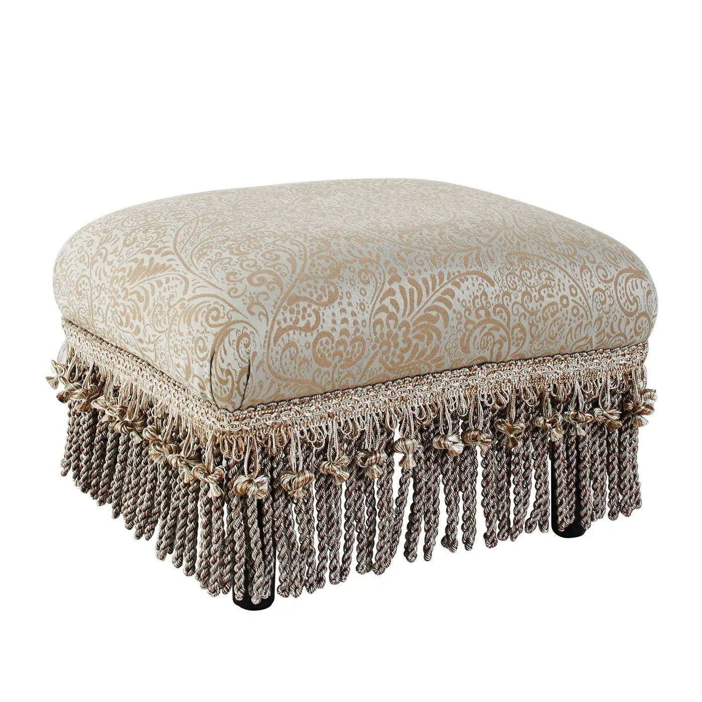 Fiona - Handcrafted Accent Footstool Ottoman by HouseOfZazla